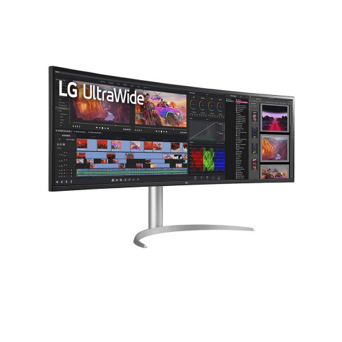 מסך מחשב מקצועי LG 49WQ95C-W קעור 49" 144Hz DQHD NANO IPS - יבואן רשמי