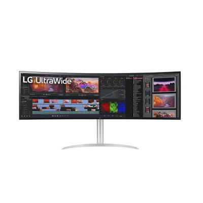 Professional Computer Monitor LG 49WQ95C-W Curved 49" 144Hz DQHD NANO - official importer Professional Computer Monitor LG 49WQ95C-W Curved 49" 144Hz DQHD NANO - official importer