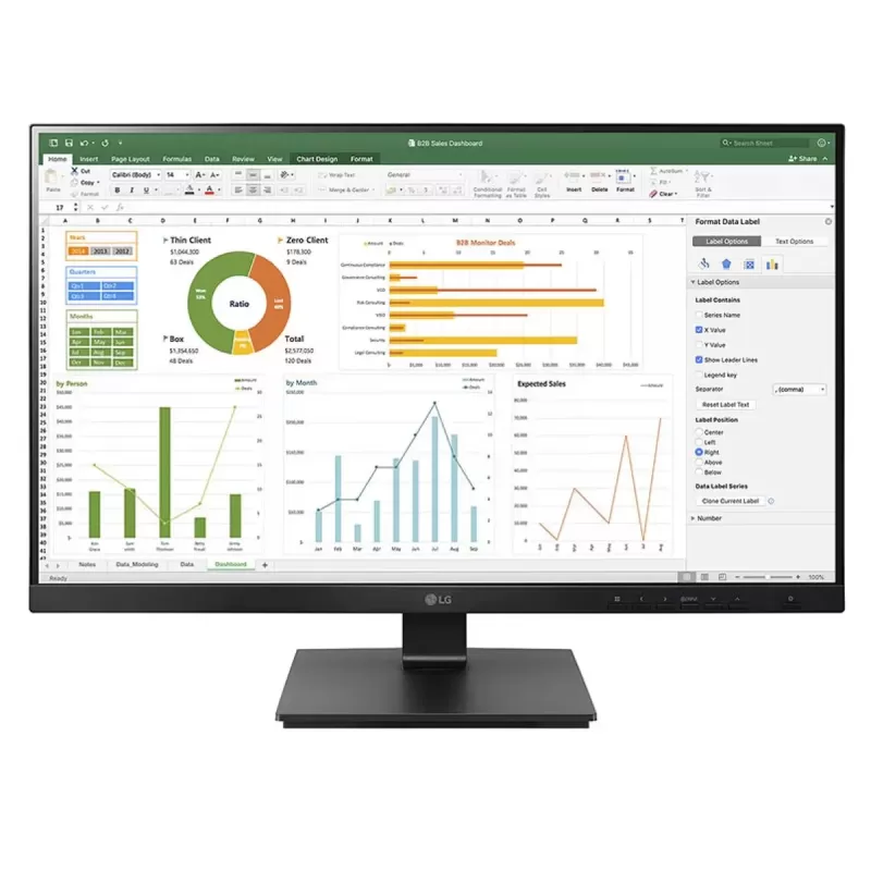 Computer Monitor LG 27BN650Y-B 27" IPS FHD 75Hz 5ms 27BN650Y-B Color:black - parallel importer