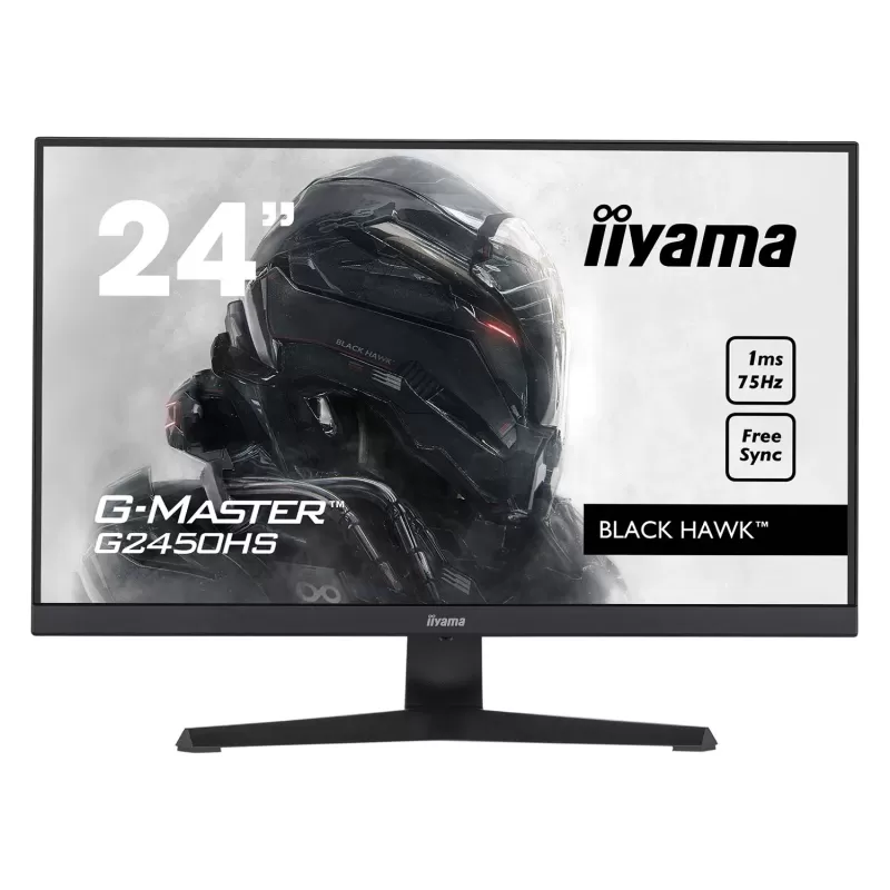 Монитор для ПК IIYAMA G-MASTER G2450HS-B1 G2450HS-B1 23.8" 75Hz FHD VA Цвет:чёрный