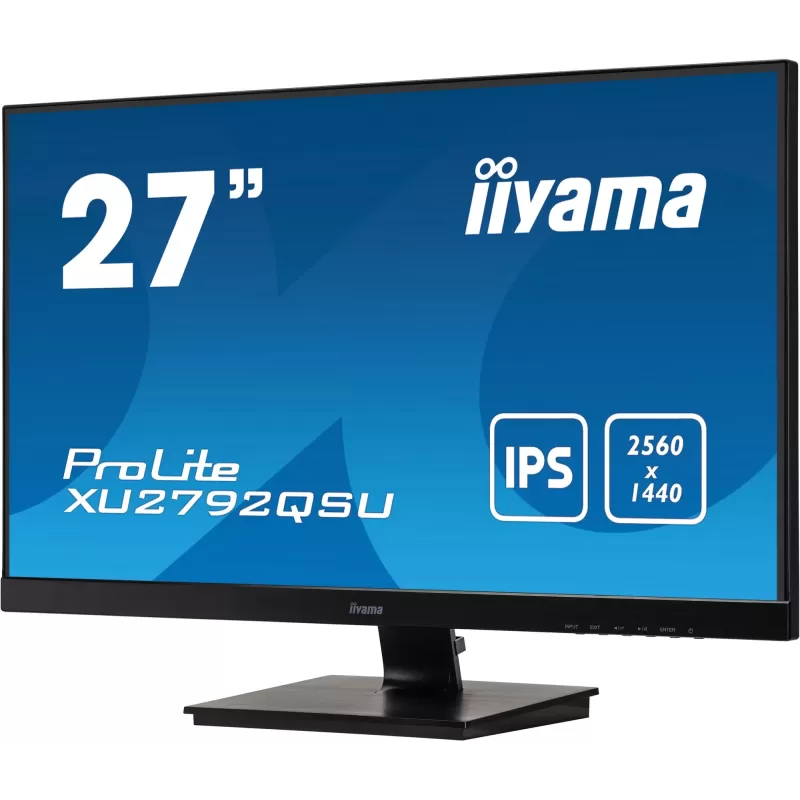 Монитор для ПК IIYAMA XU2792QSU-B1 27" ProLite IPS WQHD 70Hz 5ms XU2792QSU-B1 2K, QHD Цвет:чёрный