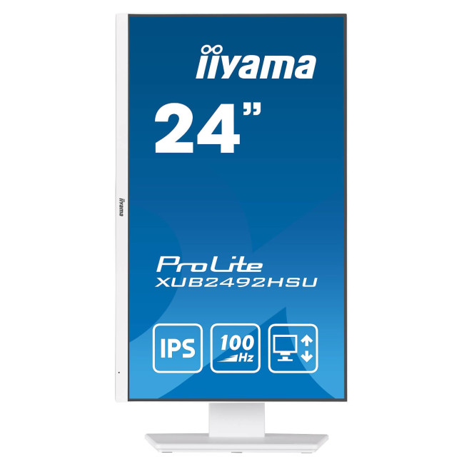 Computer Monitor IIYAMA ProLite XUB2492HSU-W6 23.8" 100Hz FHD IPS Color:white