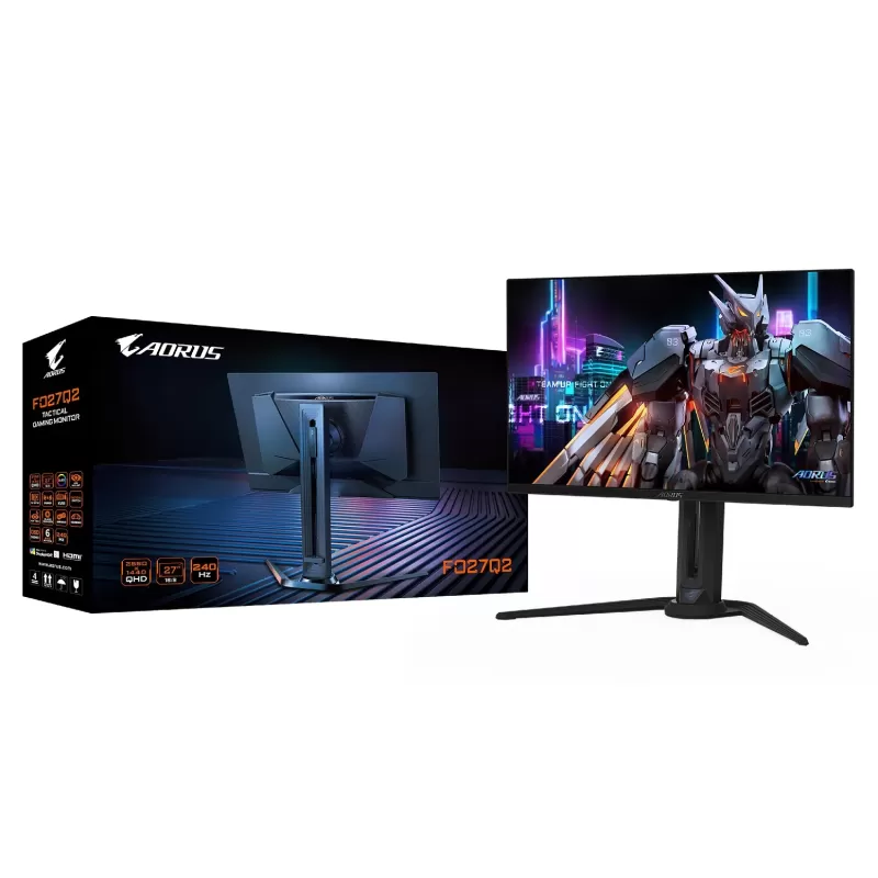מסך מחשב Gigabyte FO27Q2 AORUS 27" QHD 240Hz 0.03ms OLED FO27Q2 - יבואן רשמי