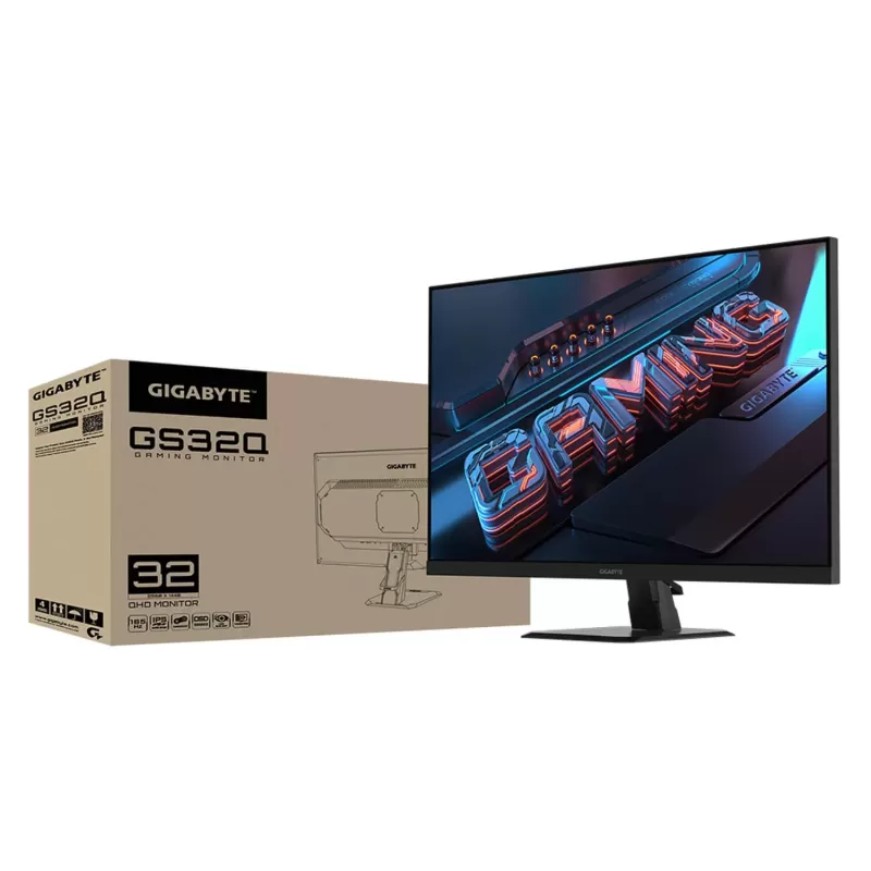 Computer Monitor Gigabyte 31.5" GS32Q IPS QHD 170Hz 1ms GS32Q - official importer