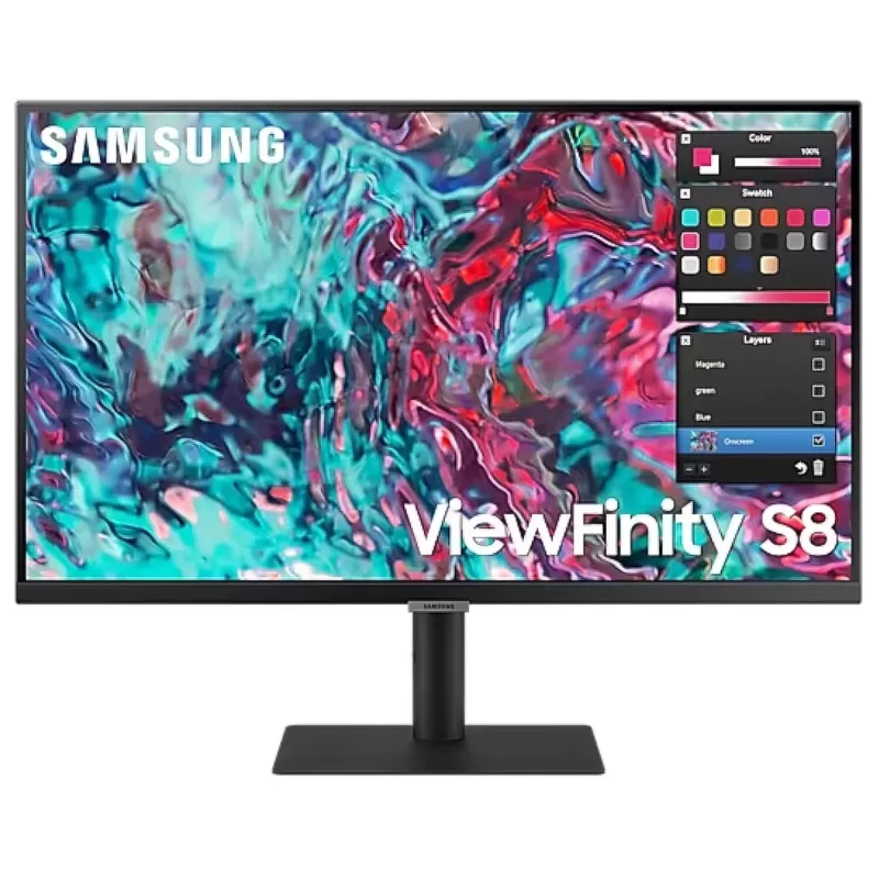 Computer Monitor Samsung S27B800TGU 27" S80TB ViewFinity UHD Monitor with IPS panel, Thunderbolt 4 and speakers S27B800TGU 60Hz 4K UHD - parallel importer