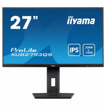 מסך מחשב IIYAMA XUB2793QS-B7 27" ProLite IPS QHD 100Hz 1ms XUB2793QS-B7 FHD צבע שחור