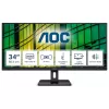 Gaming Monitor AOC U34E2M 34" VA WQHD 100Hz 4ms U34E2M 2K+, QHD Color:black Gaming Monitor AOC U34E2M 34" VA WQHD 100Hz 4ms U34E2M 2K+, QHD Color:black