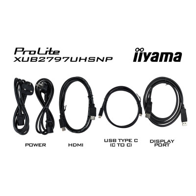 Computer Monitor IIYAMA 27" ProLite 4K 60Hz 4ms USB-C PD96W IPS Monitor Computer Monitor IIYAMA 27" ProLite 4K 60Hz 4ms USB-C PD96W IPS Monitor