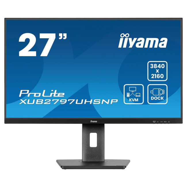 Computer Monitor IIYAMA 27" ProLite 4K 60Hz 4ms USB-C PD96W IPS Monitor