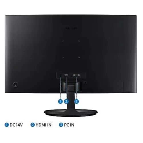 Монитор для ПК Samsung S27D362GAM изогнутый 27" FHD VA Цвет:чёрный - официальный импортер