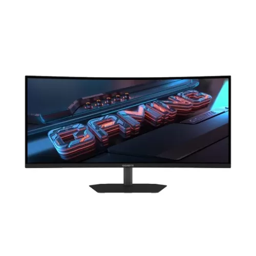 Изогнутый монитор для игр Gigabyte GS34WQCA 34" 120Hz UWQHD VA Цвет:чёрный