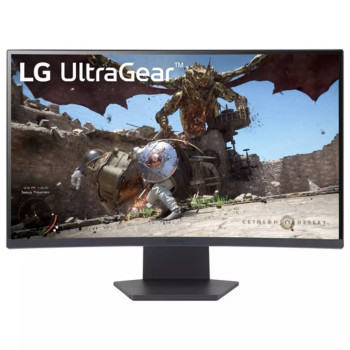 מסך מחשב קעור לגיימינג LG UltraGear 27GS60QX-B 27" 180Hz VA צבע שחור - יבואן מקביל