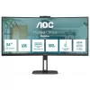 מסך מחשב קעור עם מצלמת רשת AOC CU34V5CW-BK 34" 100Hz UWQHD VA צבע שחור - יבואן מקביל
