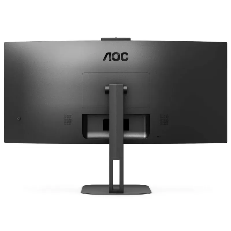 מסך מחשב קעור עם מצלמת רשת AOC CU34V5CW-BK 34" 100Hz UWQHD VA צבע שחור - יבואן מקביל