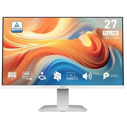 מסך מחשב MSI PRO 27 Monitor MP273W E14A לבן MP273W E14A 27" IPS