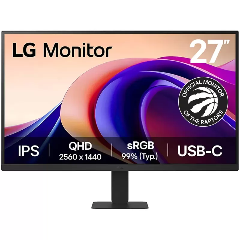 Computer Monitor LG 27" QHD 100Hz USB-C IPS 27U631A-B Color:black - official importer Computer Monitor LG 27" QHD 100Hz USB-C IPS 27U631A-B Color:black - official importer