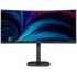 מסך מחשב קעור Philips 34B2U3600C 34" Curved WQHD VA 120Hz USB-C 34B2U3600C/00 UWQHD צבע שחור