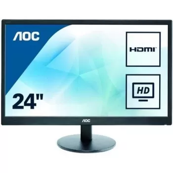 מסך מחשב AOC E2470SWH 23.8" FHD TN צבע שחור - יבואן רשמי