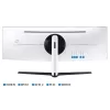 מסך גיימינג Samsung Odyssey G9 C49G95TSSM קעור 49" 240Hz Dual QHD VA צבע שחור - יבואן רשמי