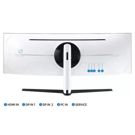 מסך גיימינג Samsung Odyssey G9 C49G95TSSM קעור 49" 240Hz Dual QHD VA צבע שחור - יבואן רשמי
