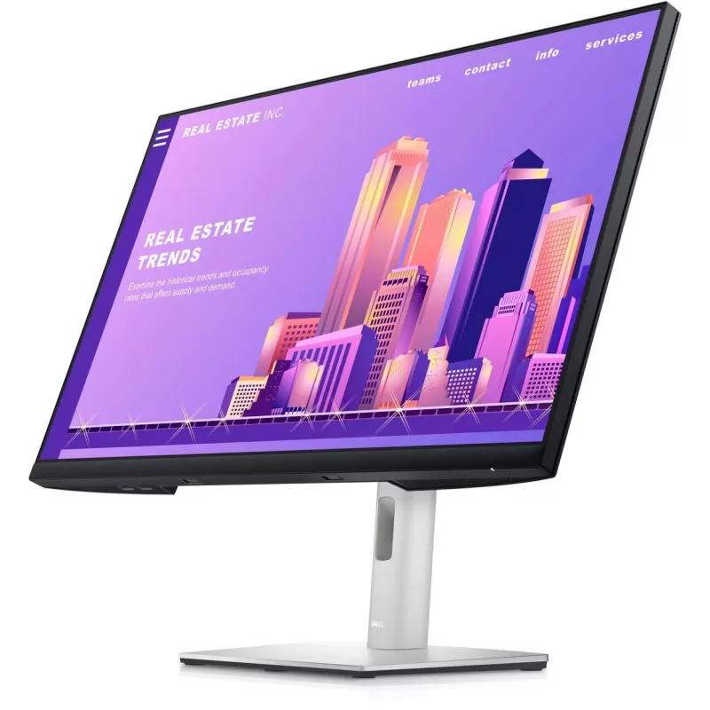 Computer Monitor Dell P2722H 27" 60Hz FHD IPS Color:black