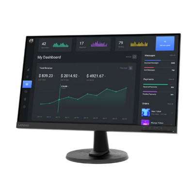 Монитор для ПК Lenovo 63DCKAT6IS C24-40 23.8" 75Hz FHD VA Цвет:черный Монитор для ПК Lenovo 63DCKAT6IS C24-40 23.8" 75Hz FHD VA Цвет:черный