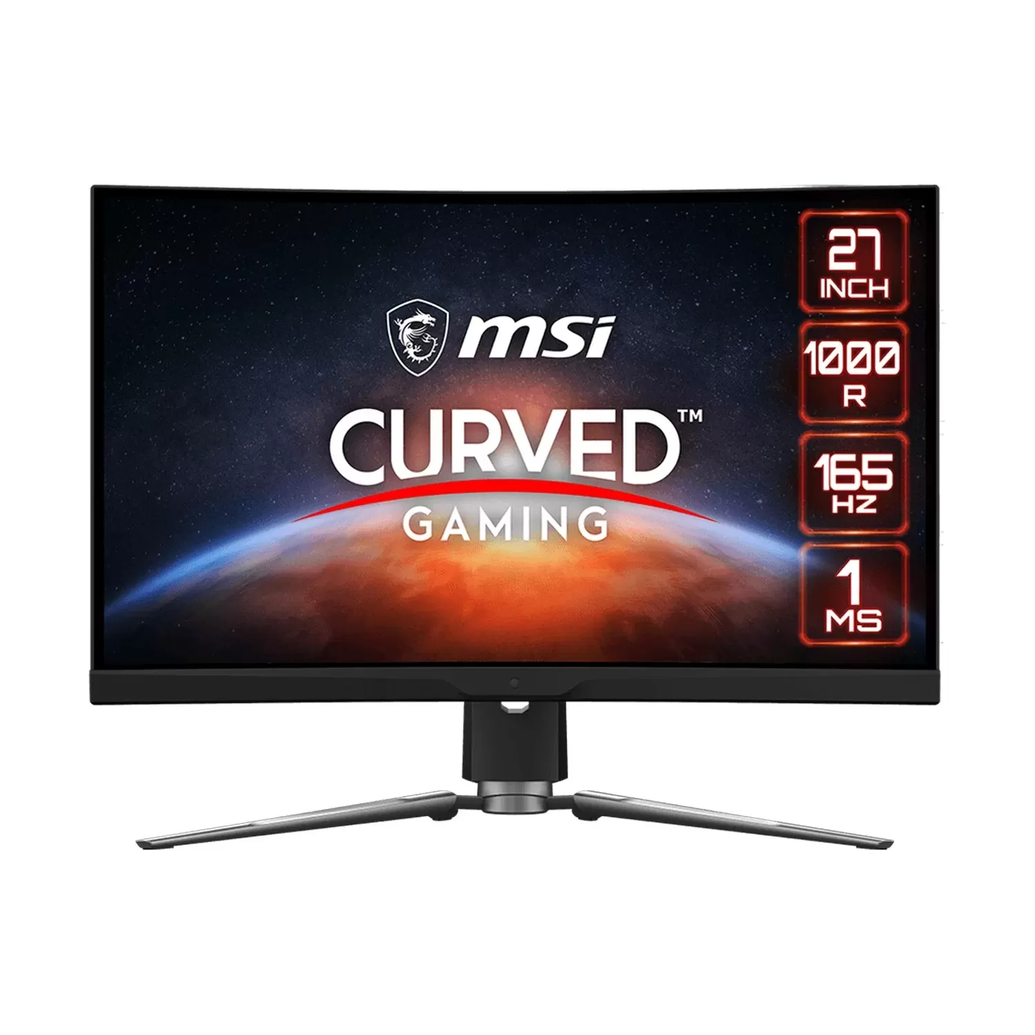 Gaming Monitor MSI MPG ARTYMIS 273CQR Curved 27" 165Hz QHD, 2K VA Color:black