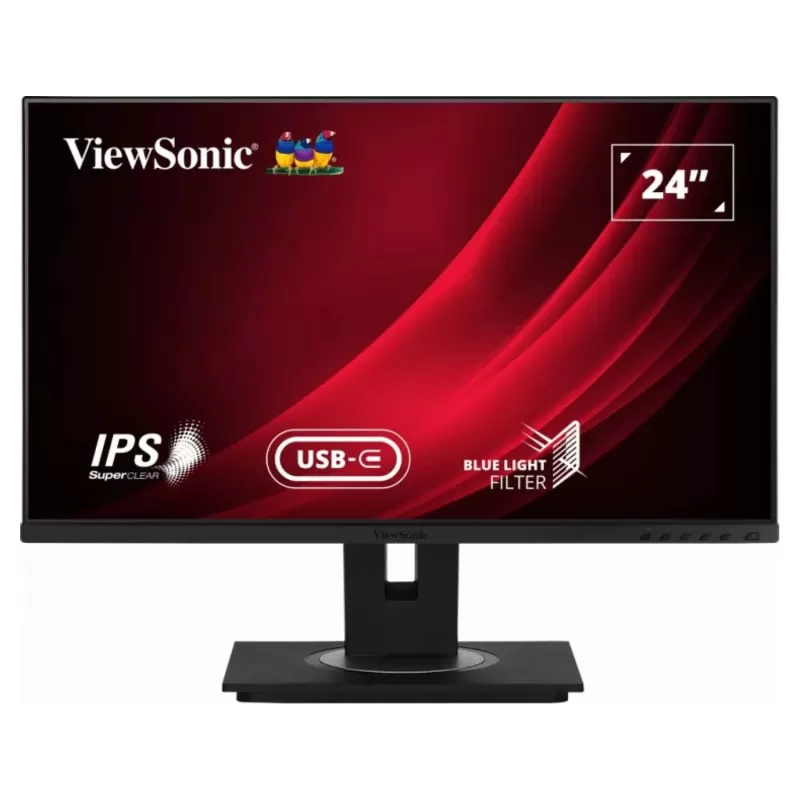 מסך מחשב ViewSonic VG2455 24" IPS FHD 60Hz 5ms VG2455 23.8" 75Hz צבע שחור