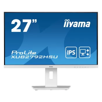 Монитор для ПК IIYAMA XUB2792HSU-W5 27" ProLite IPS FHD 75Hz 4ms XUB2792HSU-W5 Цвет:белый