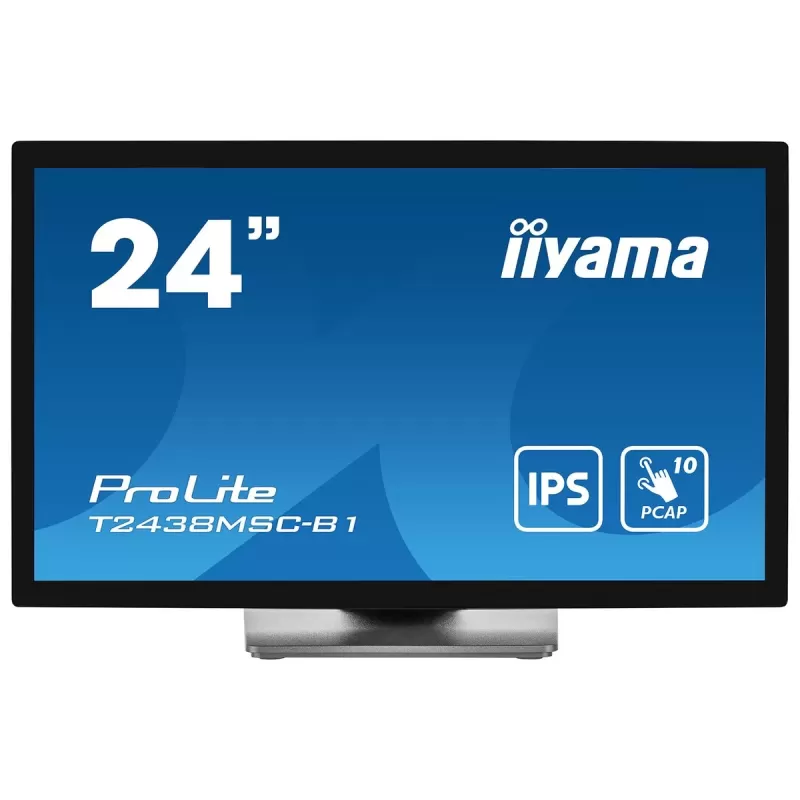 Computer Monitor IIYAMA ProLite T2438MSC-B1 T2438MSC-B1 23.8" 60Hz FHD IPS Color:black