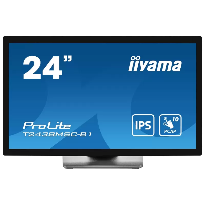 Computer Monitor IIYAMA ProLite T2438MSC-B1 T2438MSC-B1 23.8" 60Hz FHD IPS Color:black