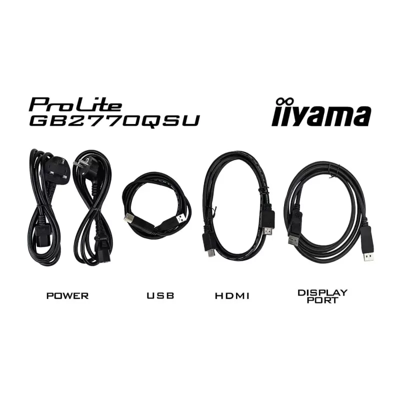 Computer Monitor IIYAMA GB2770QSU-B6 27" G-Master IPS WQHD 180Hz 0.2ms GB2770QSU-B6 2K, QHD
