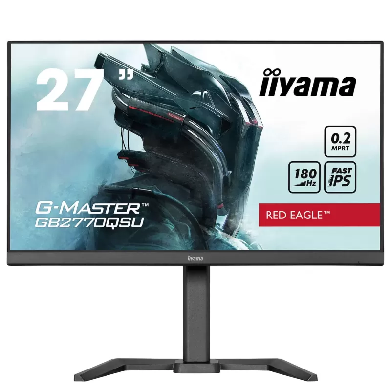 Computer Monitor IIYAMA GB2770QSU-B6 27" G-Master IPS WQHD 180Hz 0.2ms GB2770QSU-B6 2K, QHD