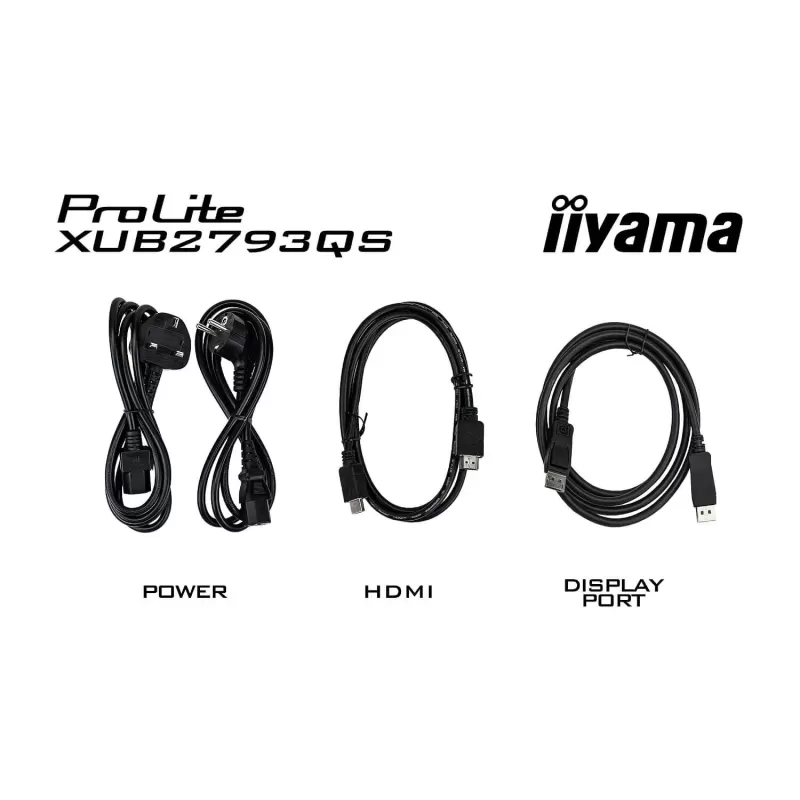 Монитор для ПК IIYAMA XUB2793QS-B6 27" ProLite WQHD 100Hz 1ms IPS Monitor XUB2793QS-B6 2K, QHD