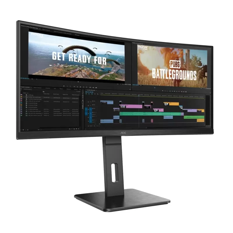 Gaming Monitor AOC CU34P2A 34" VA WQHD 100Hz 1ms 1500R CU34P2A 2K+, QHD