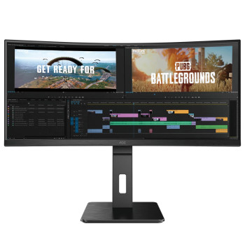 מסך גיימינג AOC CU34P2A 34" VA WQHD 100Hz 1ms 1500R CU34P2A 2K+, QHD צבע שחור מסך גיימינג AOC CU34P2A 34" VA WQHD 100Hz 1ms 1500R CU34P2A 2K+, QHD צבע שחור