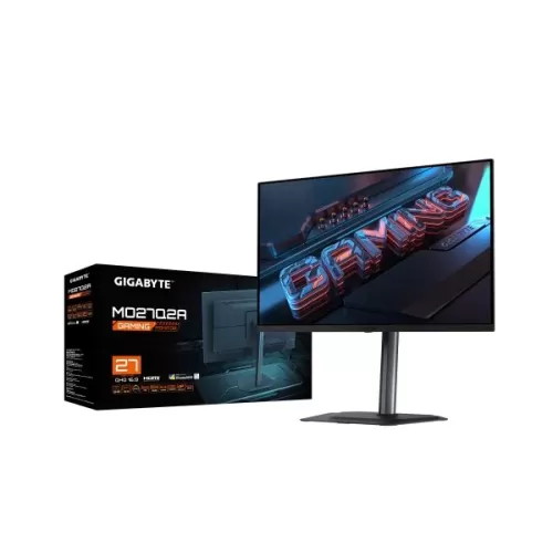 מסך גיימינג Gigabyte MO27Q2A 27" 75Hz QHD OLED צבע שחור