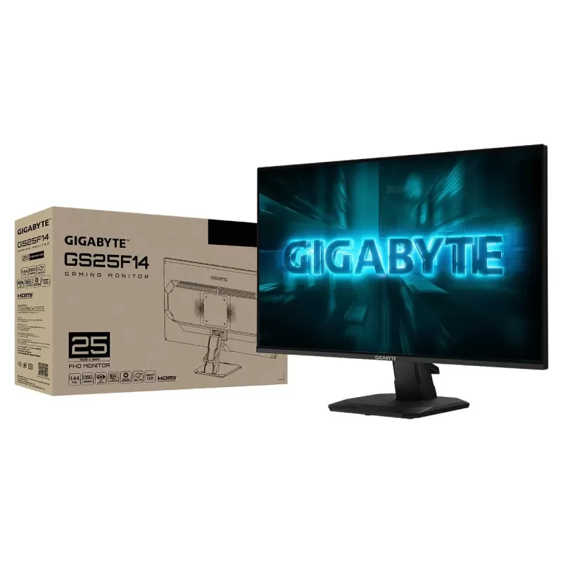 Computer Monitor Gigabyte GS25F14 24.5" 144Hz FHD IPS Color:black