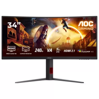 Монитор для ПК AOC CU34G4Z 1500R CU34G4Z 34" QHD VA Цвет:чёрный - параллельный импортер
