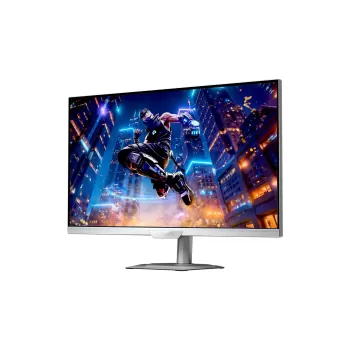 מסך מחשב Gigabyte M27UP ICE 27" 160Hz 4K, UHD IPS צבע לבן