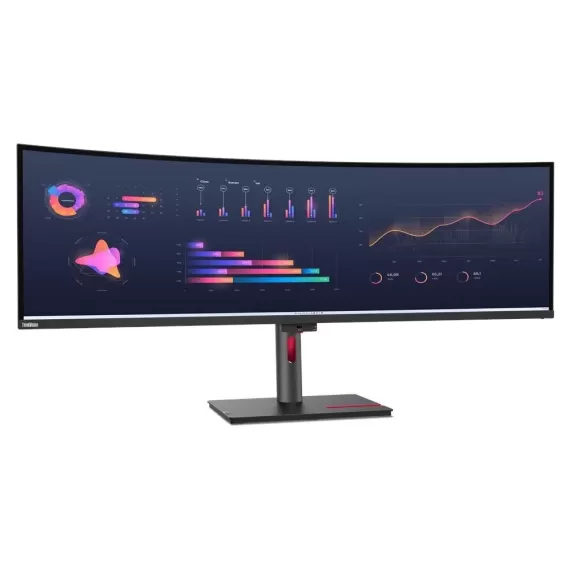 Монитор для ПК Lenovo ThinkVision P49w-30 63DBZAT1IS 49" IPS Цвет:чёрный Монитор для ПК Lenovo ThinkVision P49w-30 63DBZAT1IS 49" IPS Цвет:чёрный