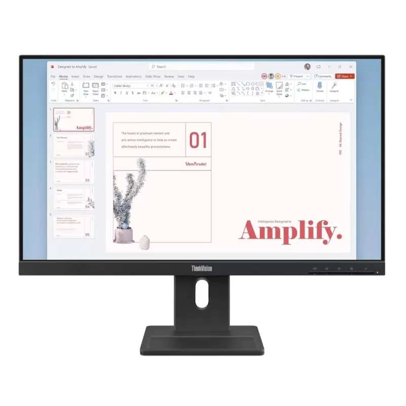 מסך מחשב Lenovo ThinkVision E24-40 שחור 64BAMAT1IS 23.8" FHD IPS
