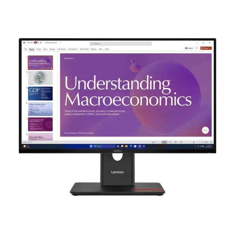 מסך מחשב Lenovo ThinkVision T24D-40 64B9GAT1IS 23.8" IPS