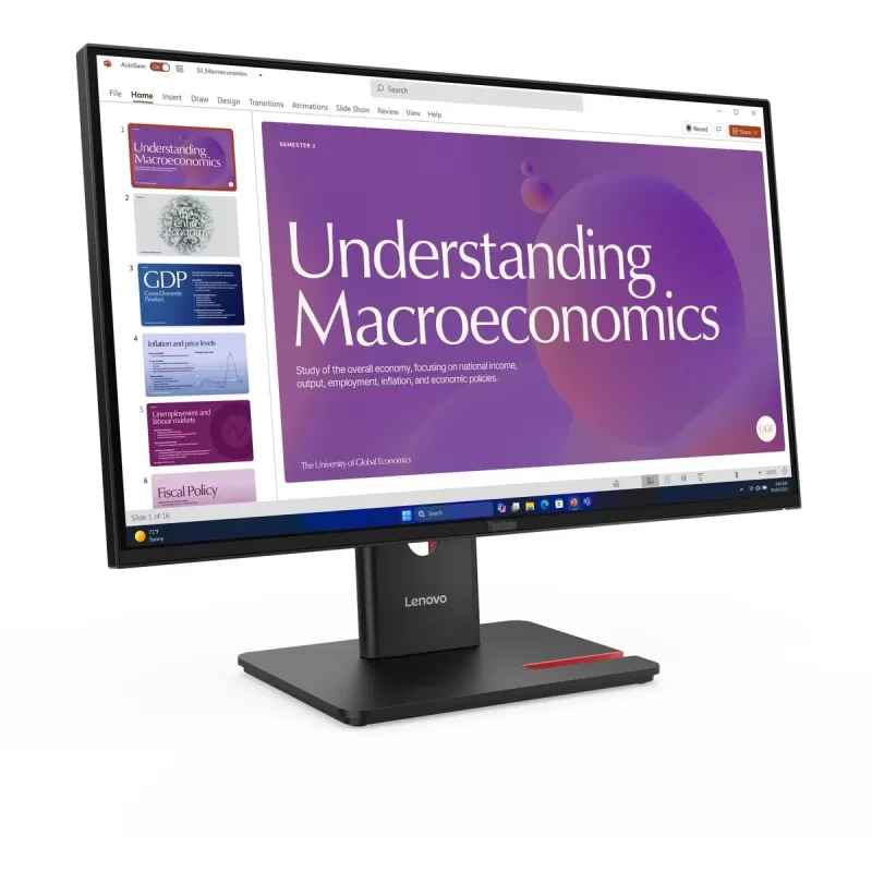 מסך מחשב Lenovo ThinkVision T24D-40 64B9GAT1IS 23.8" IPS