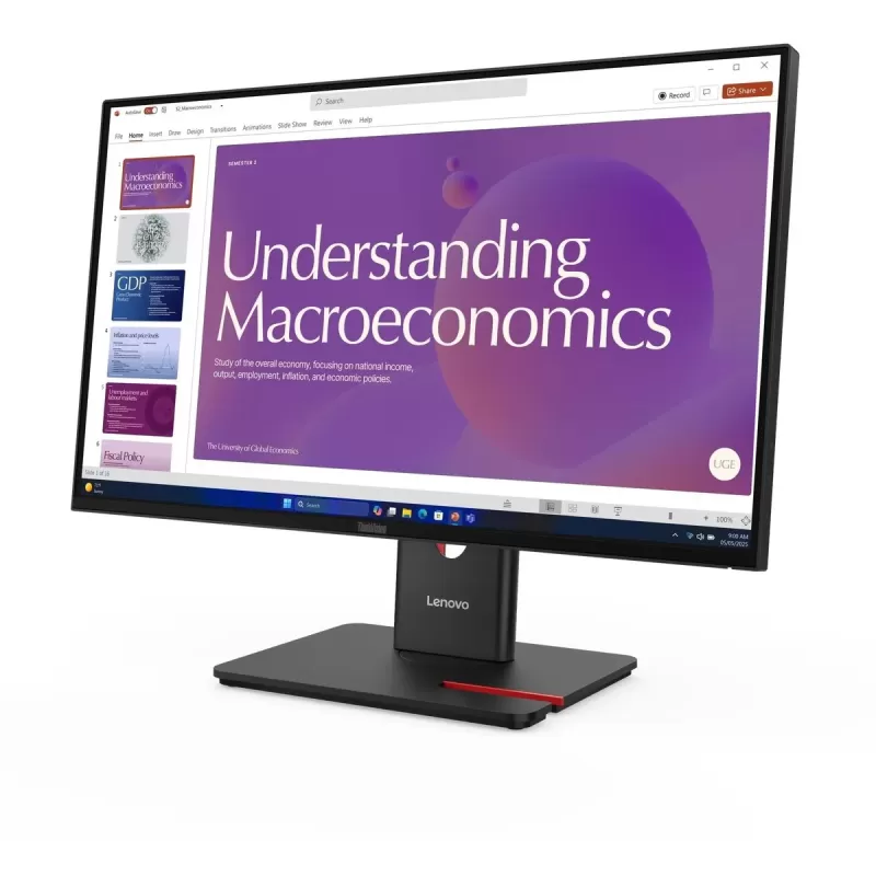 מסך מחשב Lenovo ThinkVision T24D-40 64B9GAT1IS 23.8" IPS