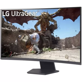 Монитор для ПК LG UltraGear 32 QHD 180Hz Curved 1000R 32GS60QC-B 31.5" VA Цвет:чёрный - официальный импортер Монитор для ПК LG UltraGear 32 QHD 180Hz Curved 1000R 32GS60QC-B 31.5" VA Цвет:чёрный - официальный импортер