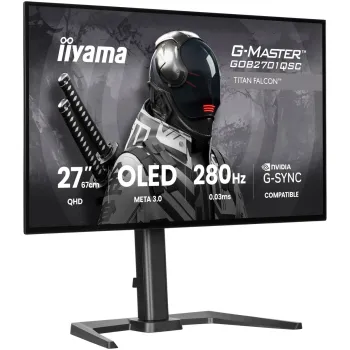 Игровой Монитор IIYAMA G-Master GOB2701QSC-B1 27" QHD OLED 280Hz GOB2701QSC-B1 Цвет:чёрный