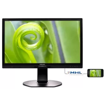 Computer Monitor Philips 241P6EPJEB 23.8" FHD ADS-IPS Color:black - official importer