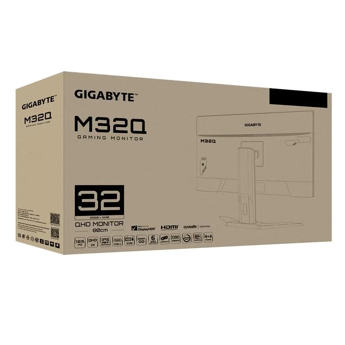 Gaming Monitor Gigabyte M32Q 31.5" 170Hz WQHD, 2K SS