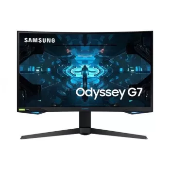 מסך גיימינג Samsung Odyssey G7 C27G75TQSR קעור 27" 240Hz WQHD, 2K VA צבע שחור - יבואן מקביל